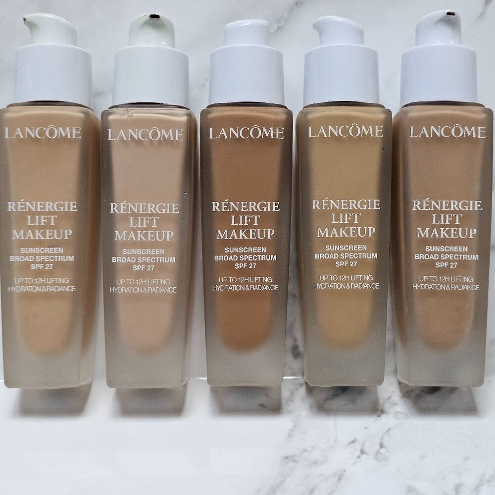 Lancome Renergie Lift Makeup LOT-140-250-370-410-430 - Picture 2 of 7